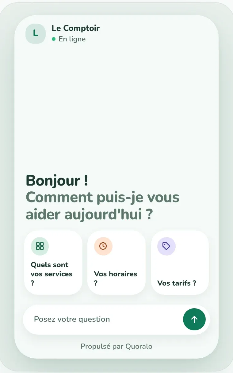 Le panneau de chat au design Doux